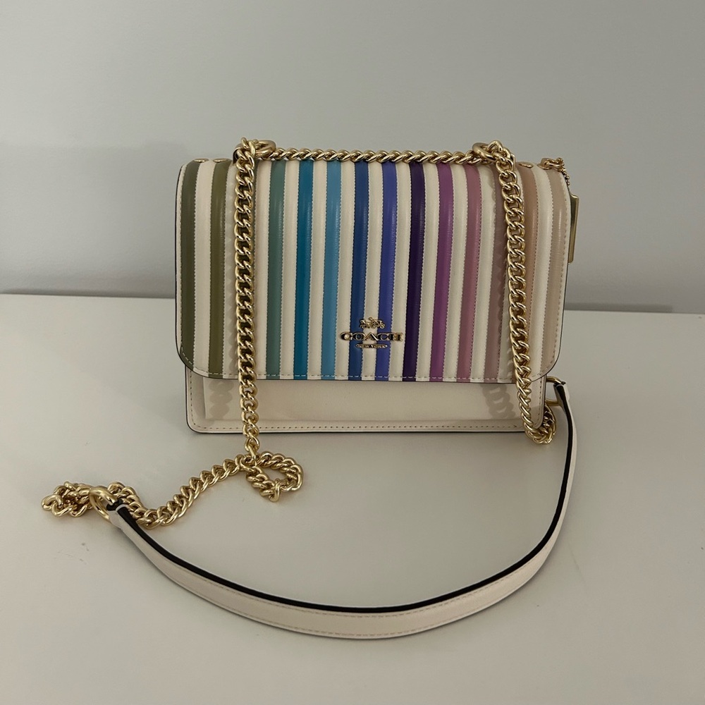 COACH KLARE OMBRE CHAIN QUILTED LEATHER CROSSBODY